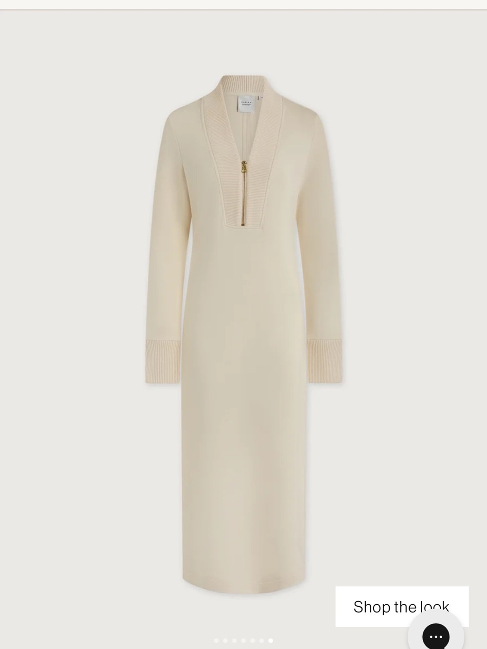 Varley Bree Half Zip Midi Dress - Picture 7 of 16